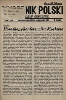 Tygodnik Polski : materiały obozowe. 1943, nr 14