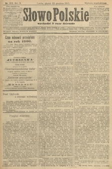 Słowo Polskie (wydanie popołudniowe). 1905, nr 593