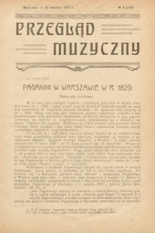 Przegląd Muzyczny. 1919, nr 8