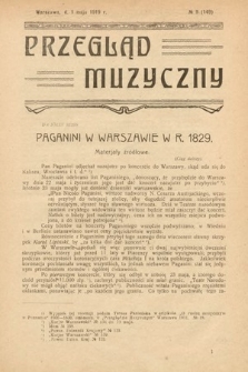 Przegląd Muzyczny. 1919, nr 9