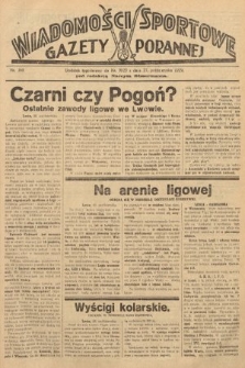 Wiadomości Sportowe Gazety Porannej. 1929, nr 168