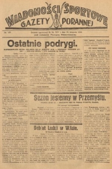 Wiadomości Sportowe Gazety Porannej. 1929, nr 169