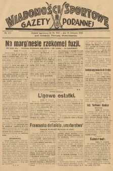 Wiadomości Sportowe Gazety Porannej. 1929, nr 171