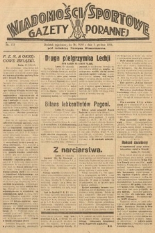 Wiadomości Sportowe Gazety Porannej. 1929, nr 173