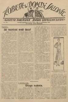 Kobieta w Domu i Salonie : Gazeta Poranna swoim czytelniczkom. 1929, nr 196