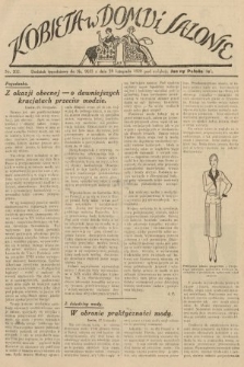 Kobieta w Domu i Salonie : Gazeta Poranna swoim czytelniczkom. 1929, nr 202