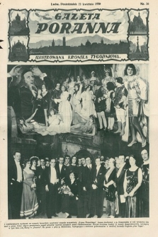 Gazeta Poranna : ilustrowana kronika tygodniowa. 1930, nr 16