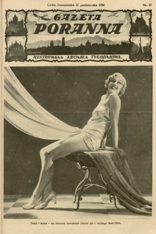 Gazeta Poranna : ilustrowana kronika tygodniowa. 1930, nr 43