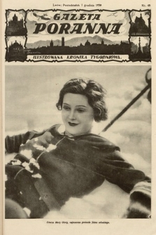 Gazeta Poranna : ilustrowana kronika tygodniowa. 1930, nr 48
