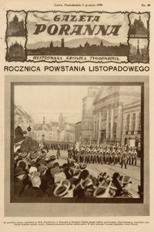 Gazeta Poranna : ilustrowana kronika tygodniowa. 1930, nr 49
