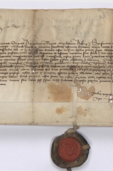Dokument króla Kazimierza Jagiellończyka zawierający potwierdzenie zwolnienia mieszczan sądeckich od opłat celnych
