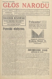 Głos Narodu. 1933, nr 14