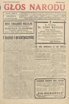 Głos Narodu. 1933, nr 108