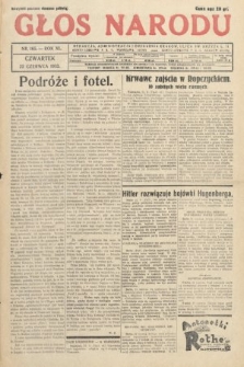 Głos Narodu. 1933, nr 165