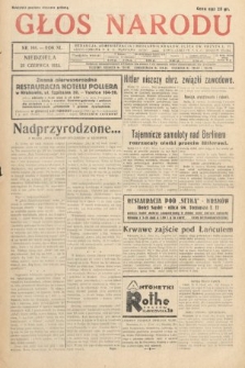 Głos Narodu. 1933, nr 168