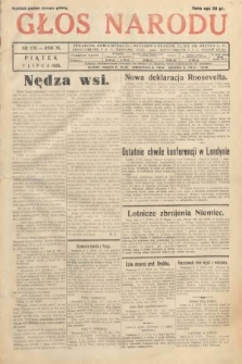 Głos Narodu. 1933, nr 179