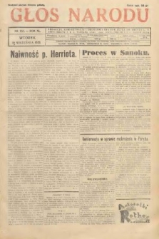 Głos Narodu. 1933, nr 252