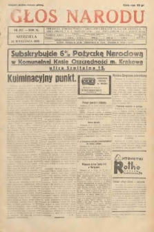 Głos Narodu. 1933, nr 257