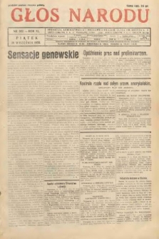 Głos Narodu. 1933, nr 262