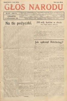 Głos Narodu. 1933, nr 275