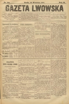 Gazeta Lwowska. 1893, nr 214