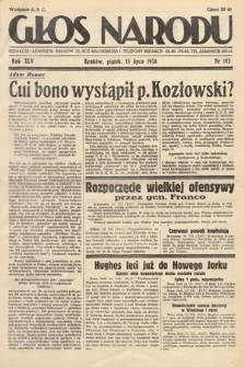 Głos Narodu. 1938, nr 192