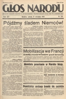 Głos Narodu. 1938, nr 255