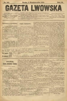 Gazeta Lwowska. 1893, nr 231