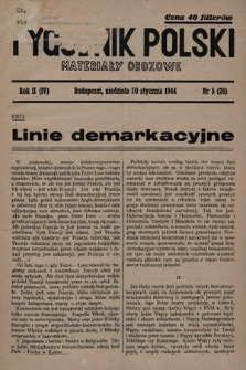 Tygodnik Polski : materiały obozowe. 1944, nr 5