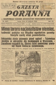 Gazeta Poranna : ilustrowany dziennik informacyjny wschodnich kresów. 1929, nr 9047