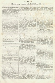 Rozprawy Sejmu Wiedeńskiego. 1848, nr 8