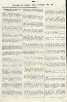 Rozprawy Sejmu Wiedeńskiego. 1848, nr 14