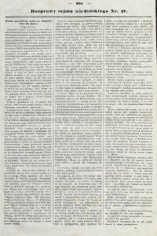 Rozprawy Sejmu Wiedeńskiego. 1848, nr 17
