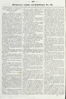 Rozprawy Sejmu Wiedeńskiego. 1848, nr 22