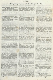 Rozprawy Sejmu Wiedeńskiego. 1848, nr 28