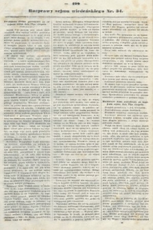Rozprawy Sejmu Wiedeńskiego. 1848, nr 34