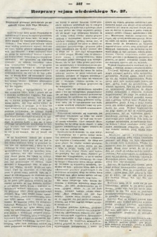 Rozprawy Sejmu Wiedeńskiego. 1848, nr 37