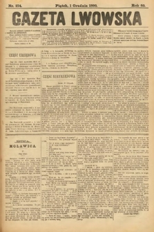 Gazeta Lwowska. 1893, nr 274