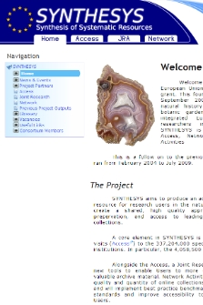 SYNTHESYS. Synthesis of Systematic Resources