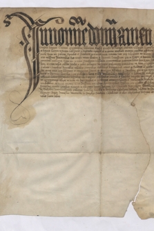 Dokument króla Kazimierza Jagiellończyka zawierający zatwierdzenie wszelkich praw i przywilejów mieszczan wielickich