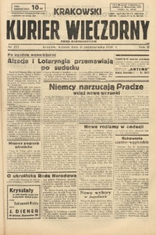 Krakowski Kurier Wieczorny : pismo demokratyczne. 1938, nr 277