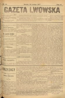 Gazeta Lwowska. 1897, nr 40