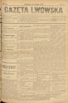 Gazeta Lwowska. 1897, nr 41