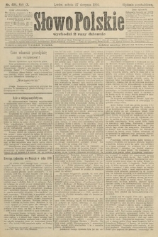 Słowo Polskie (wydanie popołudniowe). 1904, nr 404