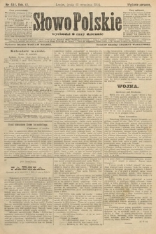Słowo Polskie (wydanie poranne). 1904, nr 444
