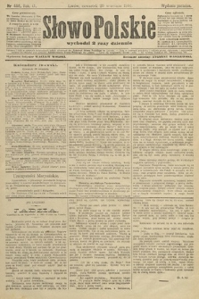 Słowo Polskie (wydanie poranne). 1904, nr 458