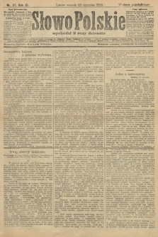 Słowo Polskie (wydanie popołudniowe). 1906, nr 37