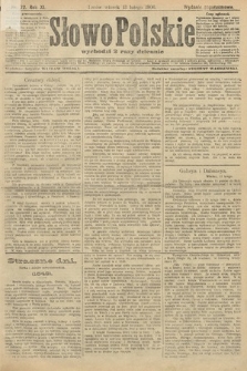 Słowo Polskie (wydanie popołudniowe). 1906, nr 72