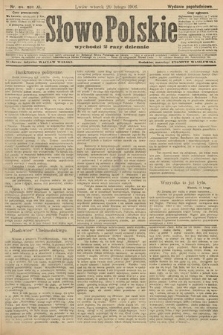 Słowo Polskie (wydanie popołudniowe). 1906, nr 84