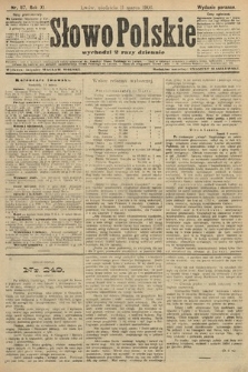 Słowo Polskie (wydanie poranne). 1906, nr 117